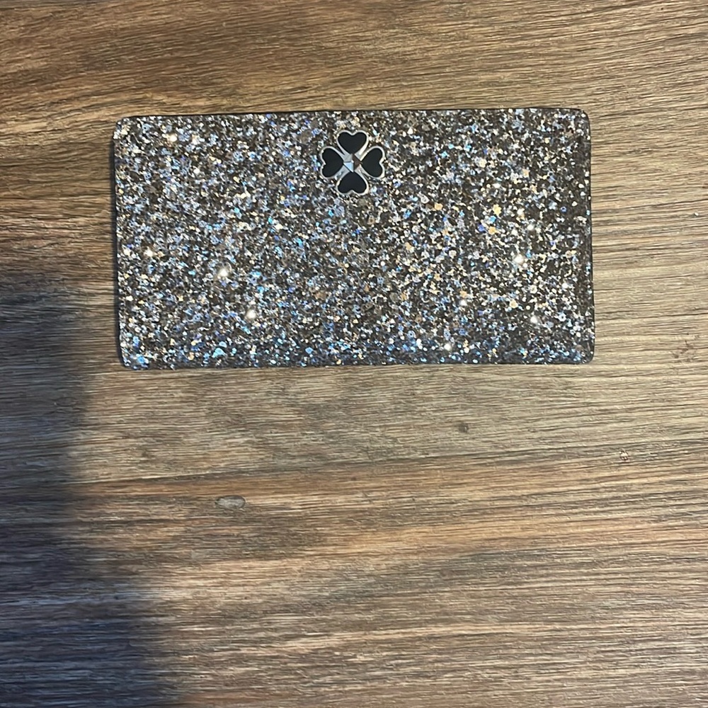 Glittery Silver KATE SPADE NY Clutch